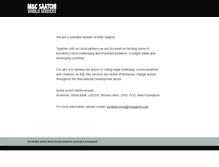 Tablet Screenshot of mcsaatchiworldservices.com